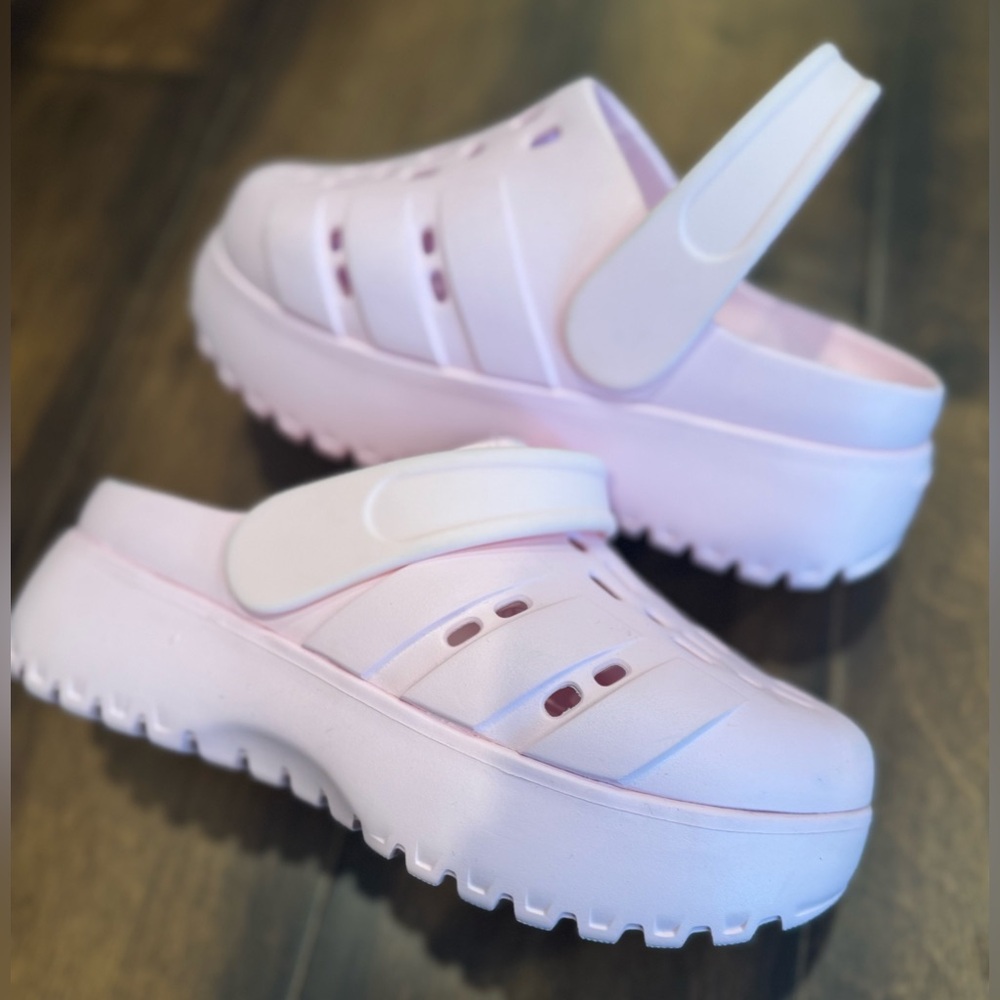 ADIDAS Adilette Platform Clogs - Picture 4 of 16